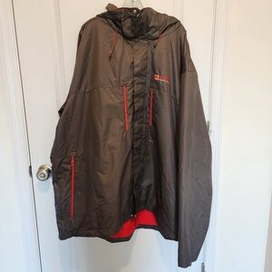 Red Bull Energy Drink Company "Gives You Wings" Black Hooded Jacket Men's 5X EUC